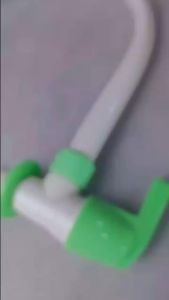 Kran cuci piring PVC Kran angsa dapur warna warni berkualitas air tembok 1/2inch plastik kuat