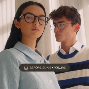 Sunnies Studios Anti Radiation Malcom (Non-Graded Anti Radiation and Photochromic Eyeglasses for Men and Women)