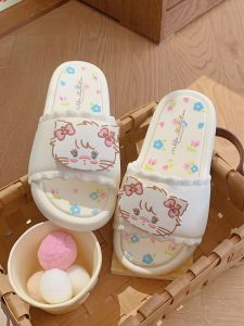 Mikko Collaborative Slippers for Women Fashionable Anti-Slip Summer Flats with Cute Cartoon Patterns Perfect for Young Girls