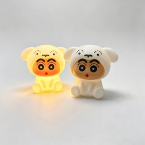 Bandai | Cute Mini Silicone Table Decor Cartoon Figurine Warm Glow Desktop Ornament Sweet Surprise Present for Girls Room Decoration