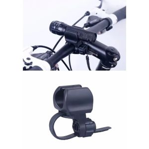 1PC Bike Light Holder Adjustable Bicycle Flashlight Mount Clamp Universal LED Lamp Bracket Cycling Torch Clip Easy Installation