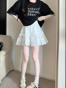 Váy Dài Chữ a Màu Trắng Xếp Nếp Cho Nữ Váy Dài Thường Ngày Mùa Hè 2025 Váy Xếp Nếp Cho Nữ