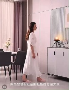 ตู้รองเท้า ชั้นวางรองเท้า ตู้เก็บรองเท้า ชั้นรองเท้า ชั้นเก็บรองเท้า ตู้เก็บรองเท้าสไตล์มินิมอล ดีไซน์สวย ชั้นวางรองเท้าโทนสีเทา ราคาถูก พร้อมส่ง