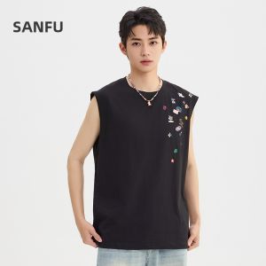 SANFU | Relaxed Fit Graphic Vest