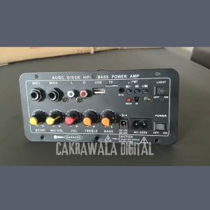 PROMO TaffSTUDIO D30 Amplifier Mini Full Bass Bluetooth USB Subwoofer DC 12V / ampli power 5000 watt