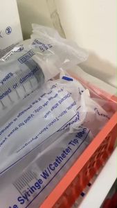 ไซริงค์ตวงปุ๋ยพลาสติก 100ml แม่นยำ สำหรับสวนและดิน培育