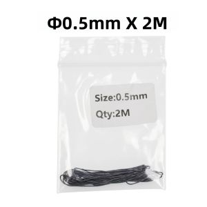 Dây Dẫn Mềm Tròn 05-2mm Dùng Cho Câu Cá Ruồi Làm Thân Nhái Chỉ Buộc Mồi Nước Mặn Nguyên Liệu Buộc Mồi