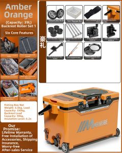 MLZH | Ultra-light All-in-one Fishing Tackle Box 40L