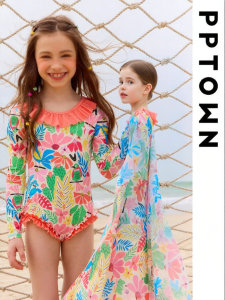 PPTOWN | UV Protection Quick Drying Girls Swimsuit