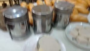 [Hàng Dầy Inox 430] Khuôn Làm Giò Lụa Nắp Thụt 500 Gr 1kg Làm Giò Chả Chả Lụa Giò thủ Chuyên Nghiệp Đảm Bảo An Toàn Vệ Sinh Thực Phẩm Cam Kết Xài Bền - Giò hoa 1000 gr