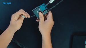 มาตรฐาน GLINK GL-065 อุปกรณ์แปลงสัญญาณภาพ Video Adapter USB 3.0 to VGA/HDMI 1080P