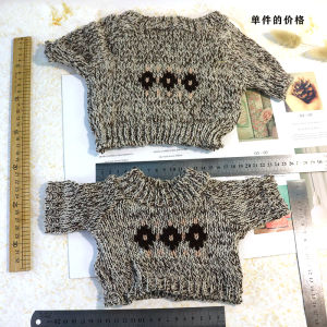 Teddy Bear Clothes Set Knitted Sweater Doll Plush Toys Barcelona Bear Scarf Clothes And Pants for Children over 14 Years Old