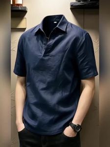 ZHUOCAN | Mens Breathable Light Poloshirt