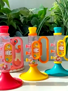 Đồ Chơi Kèn Trumpet Trò Chơi Âm Nhạc Cho Bé Kèn Tây Mini Còi Thổi Vui Nhộn An Toàn Cho Trẻ Em ABS