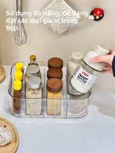 Home Kitchen Multi-Compartment Integrated Condiment Organizer