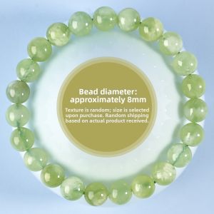 LINGFEI | Natural Green Xiuyan Jade Hand Chain