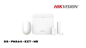 Hikvision AX PRO Wireless Alarm Control Panel Kit 433MHz Frequency White Easy Install & Setting DS-PWA64-KIT-WB