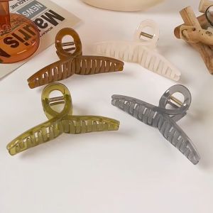 Jepit Rambut Fashion Akseoris Wanita Korean Style Jedai Salon Simple Bahan Plastik Glossy Premium