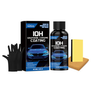 Professional Ceramic Coating Kit for Cars 10H Hardness High Gloss Hydrophobic Long Lasting Paint Protection Car Detailing Polish