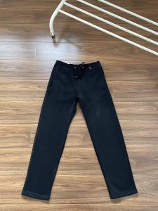 กางเกงขายาวทรงตรงผ้ากำมะหยี่บุขนแกะกันลมสำหรับกลางแจ้ง กางเกงวอร์มกีฬาลำลองสำหรับฤดูใบไม้ร่วงและฤดูหนาว สีเทา กางเกงขายาวผ้าฝ้าย