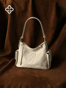 Italian Imported Leather Vegetable Tanned Hobo Tote