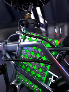 ANCHI  จักรยานไฟฟ้า จักรยานไฟฟ้าพับได้ สกูตเตอร์ไฟฟ้า electric bike 14 นิ้ว กำลังไฟ350W แบตลิเที่ยม 48V20A