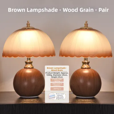 HAOXIANGJIA | Retro Luxurious Chinese Style Ceramic Table Lamp