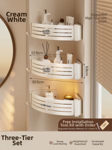 XIJIJIA | Triangle Wall-Mounted Bathroom Shelf