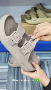 Marco Pony รองเท้าแบบสวม รองเท้าแตะสายคาดคู่ เสริมส้น EVA แฟชั่น เบาสบาย กันน้ำ พื้นนุ่ม รุ่น MH9035