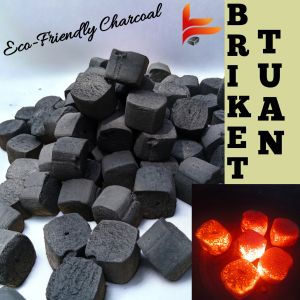 Arang Briket Batok Kelapa 100% BBQ Arang Briket Pemanggang Kubus 1 Kg