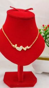 Kalung xuping kalung dewasa koye rantai love mewah perhiasan lapis emas gold KL 049