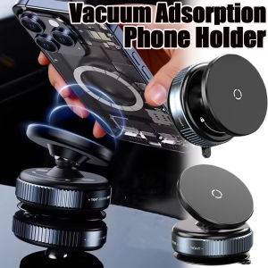 Vacuum Adsorption Car Phone Holder Mount Display Screen Glass Navigation Lazy Person Double-sided Magnetic Suction Cup Holder