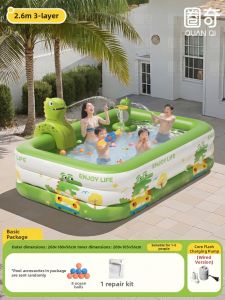 EnjoyLife | Foldable Thickened Swimming Pool for Kids and Adults Outdoor Home Use