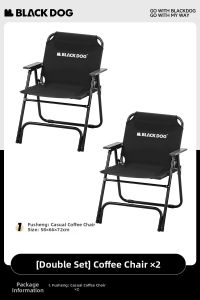 BLACK DOG | Outdoor Portable Foldable Camping Chair