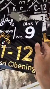 Nomor Rumah Minimalis Akrilik Acrilyc Exclusive