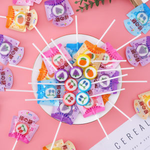 Internet Celebrity Lollipop Good-looking Fruit Flavor Sliced Candies Cute Creative Bulk Kids Candy Holiday Gift Snack