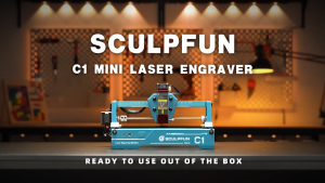 🚀【รับประกัน 10 ปี】เครื่องแกะสลักเลเซอร์ขนาดเล็ก SCULPFUN C1 3W (มาตรฐานยุโรป) เครื่องแกะสลักเลเซอร์ขนาดเล็ก เครื่องแกะสลักเลเซอร์ 3W เครื่องแกะสลักเลเซอร์ความแม่นยำสูง 0.04 มม.