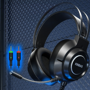 Kinbas | Gaming Headset 7.1 Surround Sound USB With Microphone Wired