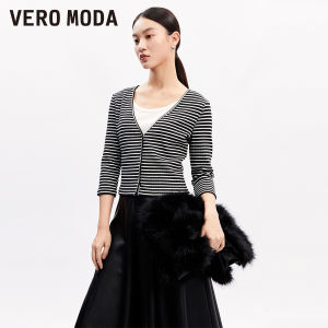 Vero Moda | Áo Thun Mô Phỏng Lớp Đơn Giản Có Sọc Cho Mùa Thu
