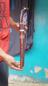 Pisau Golok Sembelih Gagang Macan 30cm Golok Barlen Simpay Gagang Macan