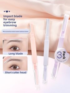 MONLEYTA | Safety Double Head Eyebrow Trimmer Men Women Professional Beginner Scratch Proof Eyebrow Shaping Tool Monleyta Brand