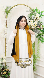 TERBARU Hijab Instan Pashmina Kominasi Pet Antem Kode ACESA Bahan Ceruti Babydoll By Ory AjeZas Coll