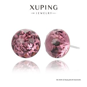 Bộ Trang Sức Hình Tròn Lấp Lánh Dòng Crystal