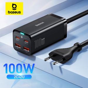 BASEUS | Baseus 65W/100W GaN Charger Desktop Laptop Fast Charger 4 in 1 Adapter For iPhone 15 14 13 Pro Max Phone Charger Xiaomi Samsung