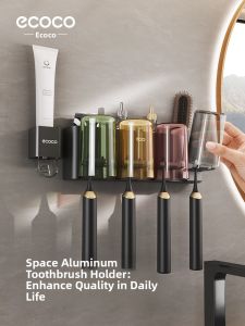 ecoco | Hanging Wall Bathroom Toothbrush Holder