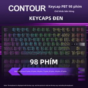 Bộ Keycap Chơi Game Từ Tính KM98 OEM Mới 2025 Dành Cho Bàn Phím AULA WIN60 ATTACK SHARK X68HE Của MCHOSE