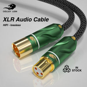 GOLLEY LION XLR Microphone Cables Premium 3-Pin Male to Female Balanced XLR Cable
