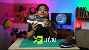 Sepatu Safety Sneakers Ujung Besi Lavio Alden untuk Kerja Proyek Lapangan Kuliah