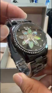 ⌚ U2 Timewear Mystical Garden Bracelet Ladies Watch | 628UL Black