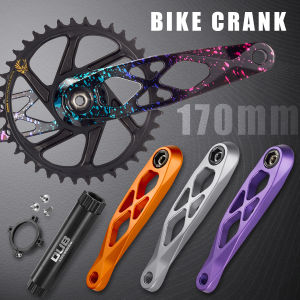 KRSEC Ultralight MTB Bike Crank DUB Axis 29mm Mountain Bicycle Crank 170mm 3-nail Straight Installation For Enduro AM